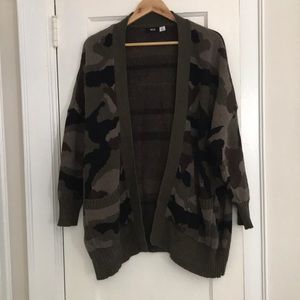 Camo Cardigan